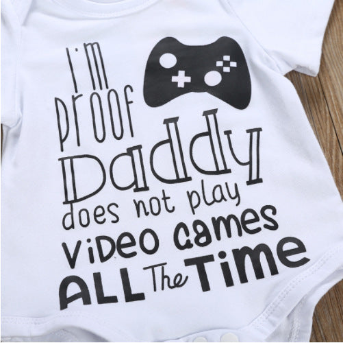 Children's cartoon game romper