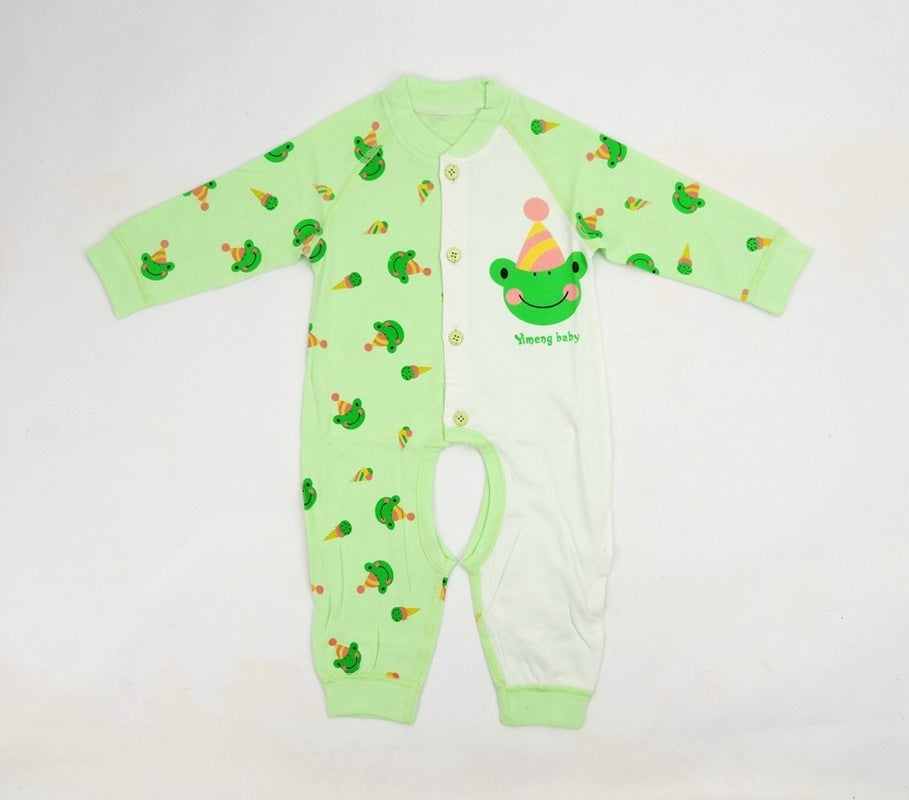 Children's Animal Long Sleeve Cut One-piece Romper