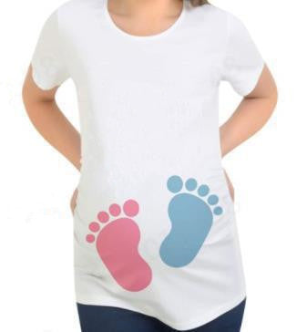 Bebek Ayak Desenli T-shirt