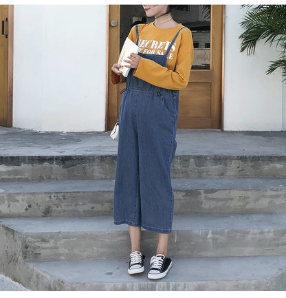 Askılı Kot Pantolon