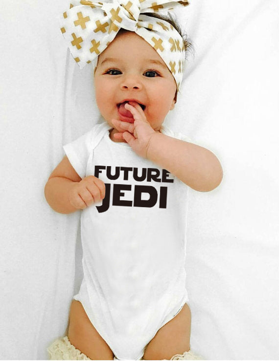 Children's Clothes English Baby Romper Letters