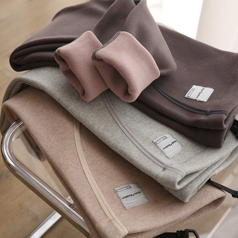 Peluş Kalınlaştırılmış Pantolon