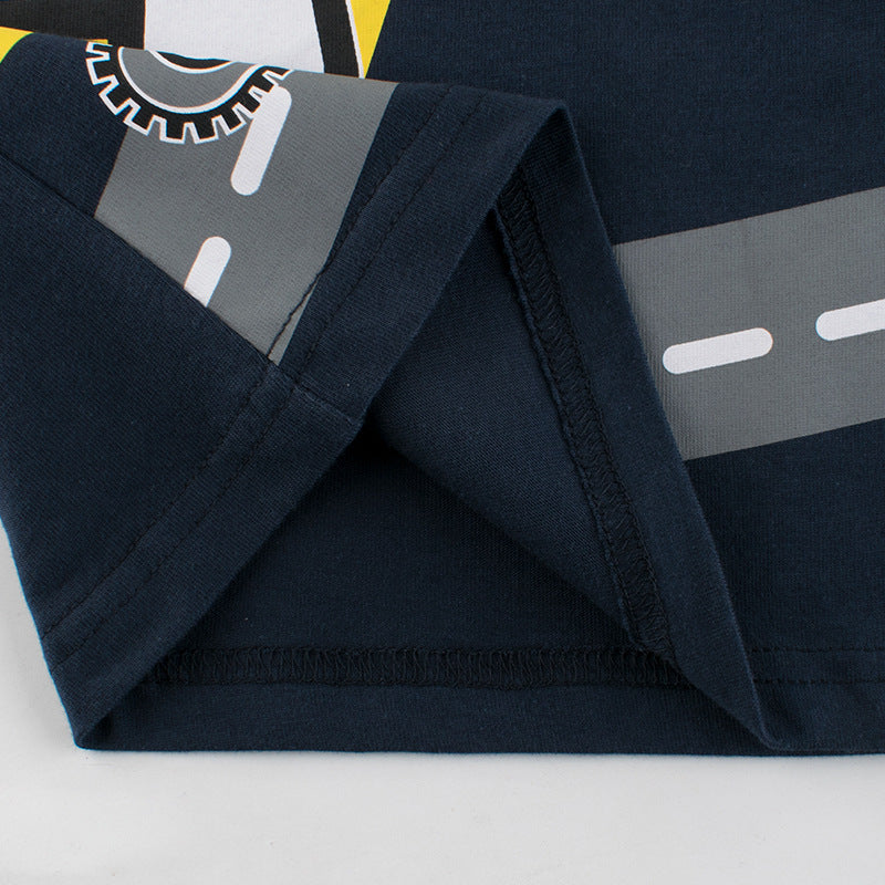 Traktör Desenli Kazak