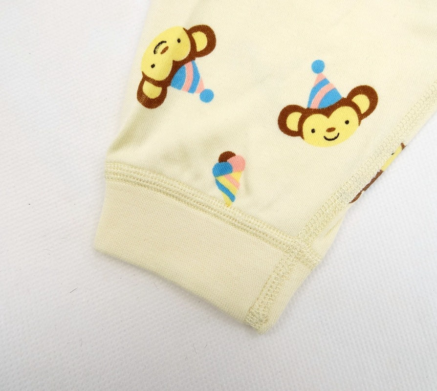 Children's Animal Long Sleeve Cut One-piece Romper