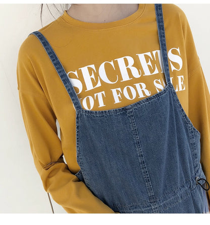 Askılı Kot Pantolon