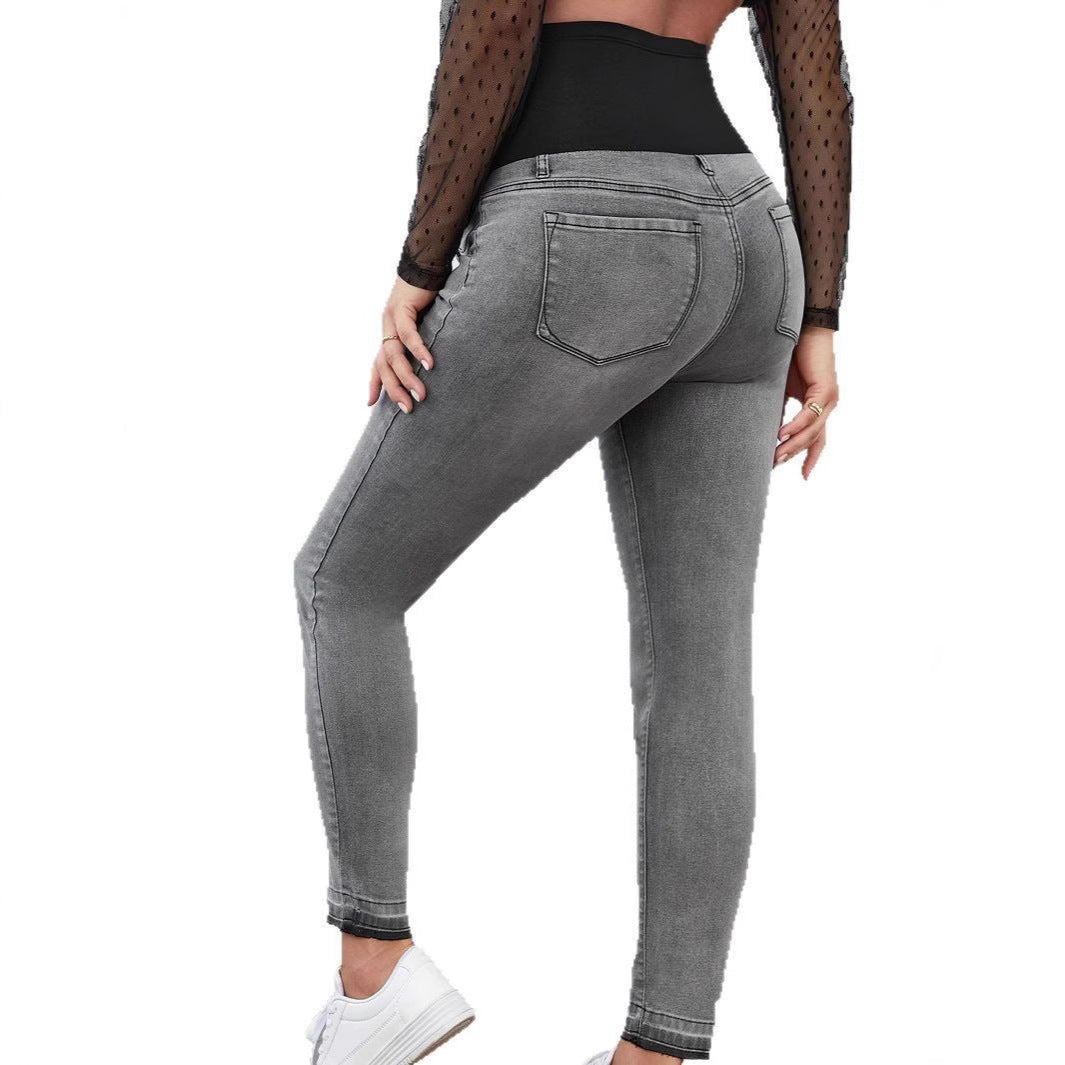 Göbek Destekli Kot Pantolon